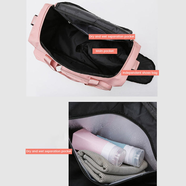 Robuste, robuste Sport-Reisetasche mit großer Kapazität und Schuhfach