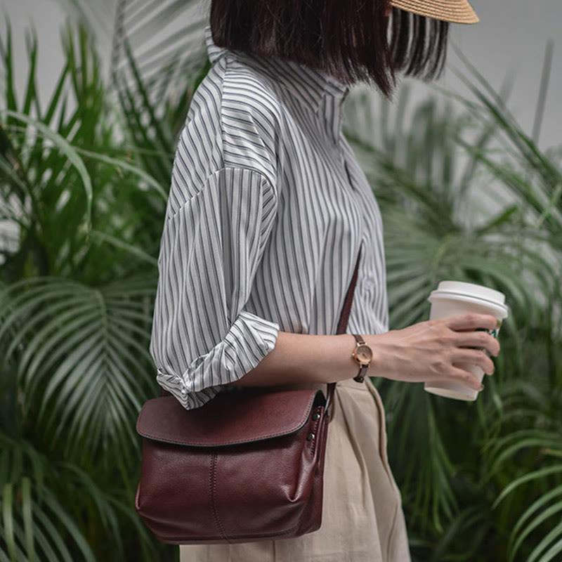 Umhängetasche für Damen, leichte Retro-Tasche für den täglichen Arbeitsweg