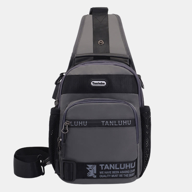 Schultertasche für Herren, multifunktionaler, lässiger Umhängerucksack für Outdoor-Sportarten