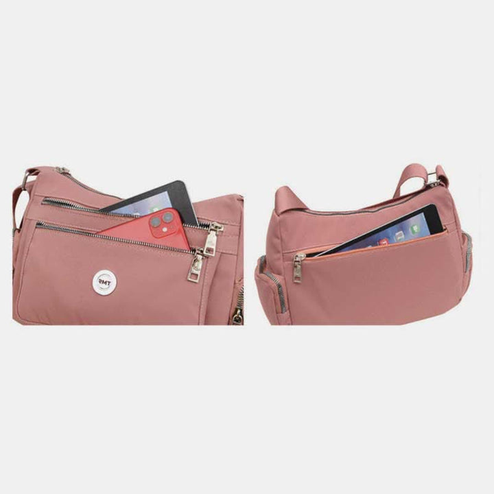 Umhängetasche mit mehreren Taschen für Damen, leicht, geräumig, Schultertasche