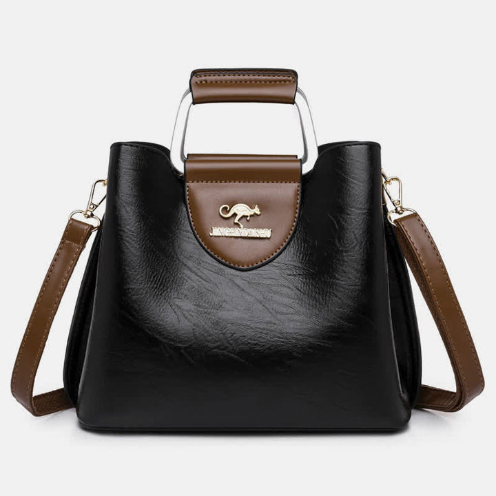 Damen Leder Designer Handtasche Top Griff Satchel Damen Umhängetasche