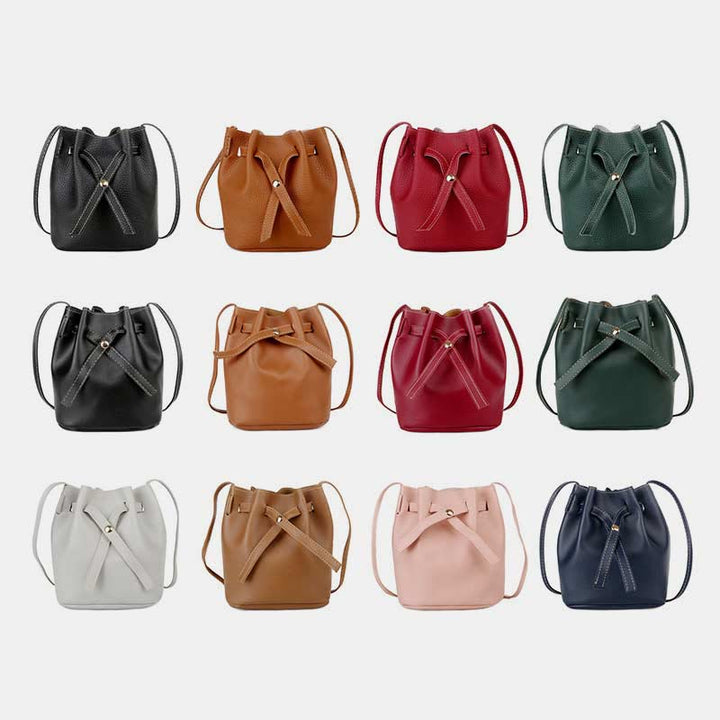 Umhängetasche für Damen aus PU-Leder, minimalistische Schultertasche für den täglichen Gebrauch