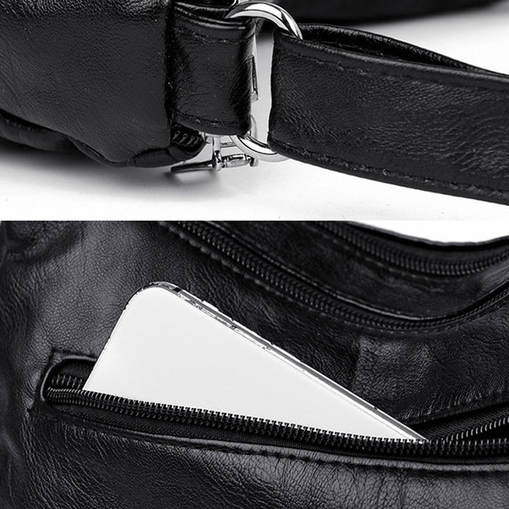 Umhängetasche mit großem Fassungsvermögen und mehreren Taschen