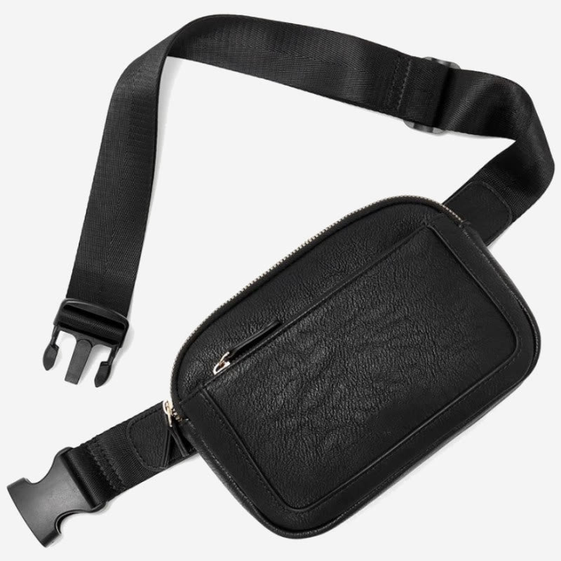 Multifunktionale Gürteltasche Retro Vegan Leder Outdoor Sport Satchel Geldbörse