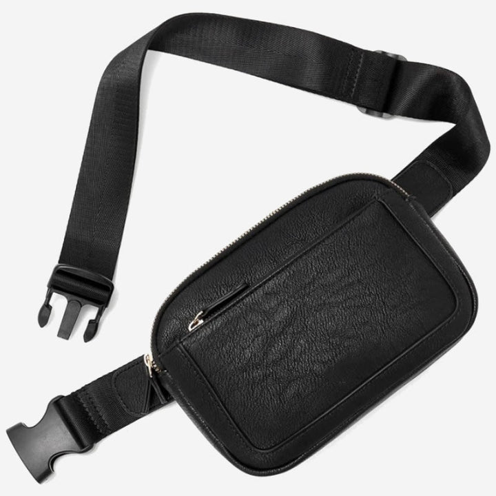 Multifunktionale Gürteltasche Retro Vegan Leder Outdoor Sport Satchel Geldbörse