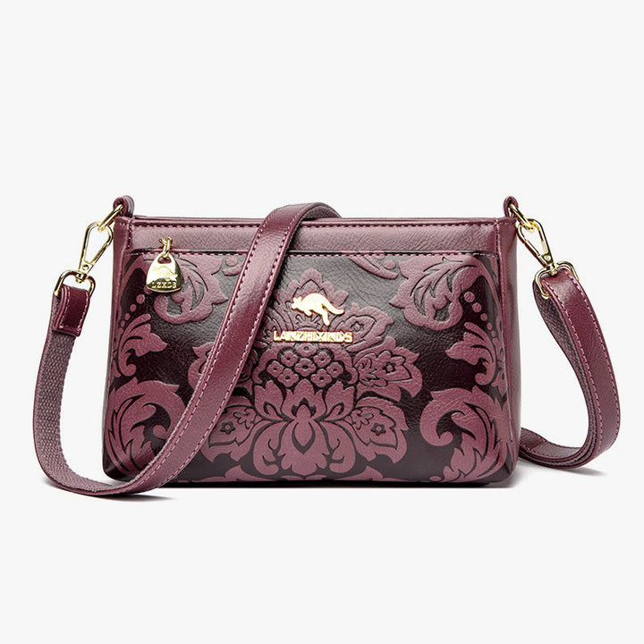 Vintage Frauen Floral Handtasche Crossbody Geldbörsen Damen Casual Schulter Taschen