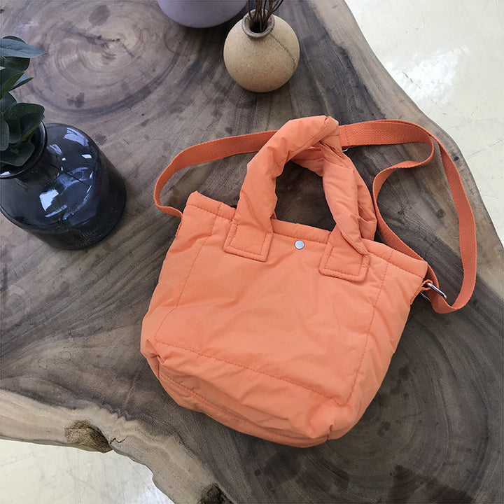 Leichte, gesteppte Handtasche für Damen, große, weich gepolsterte Umhängetasche