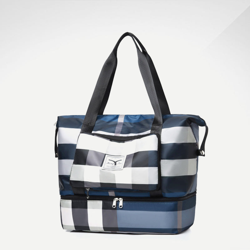 Reisetasche, Sporttasche, Umhängetasche, Reisetasche mit Schuhfach 