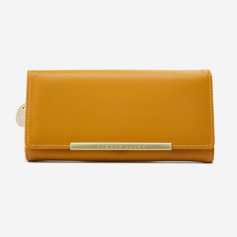 Kreditkartenetui, zweifach faltbare Clutch, große Kapazität, lange Geldbörse für Damen
