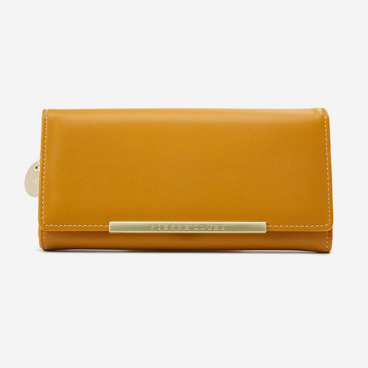 Kreditkartenetui, zweifach faltbare Clutch, große Kapazität, lange Geldbörse für Damen