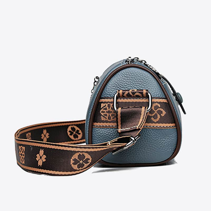 Retro Lady Unterarm Tasche Breiter Riemen Einfache Frauen Umhängetasche