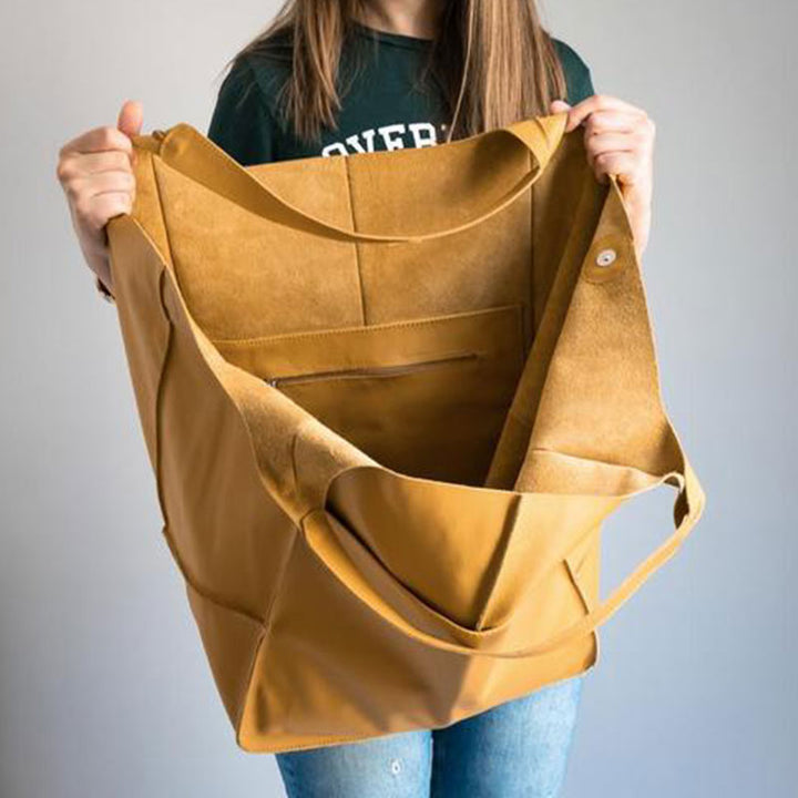 Übergroße Einkaufstasche im Vintage-Stil