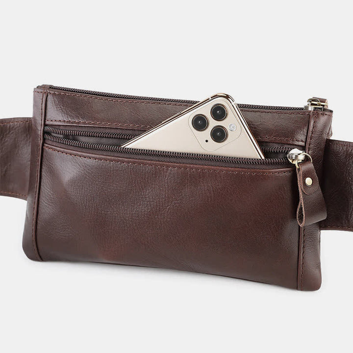 Trendige Retro-Gürteltasche mit großem Fassungsvermögen