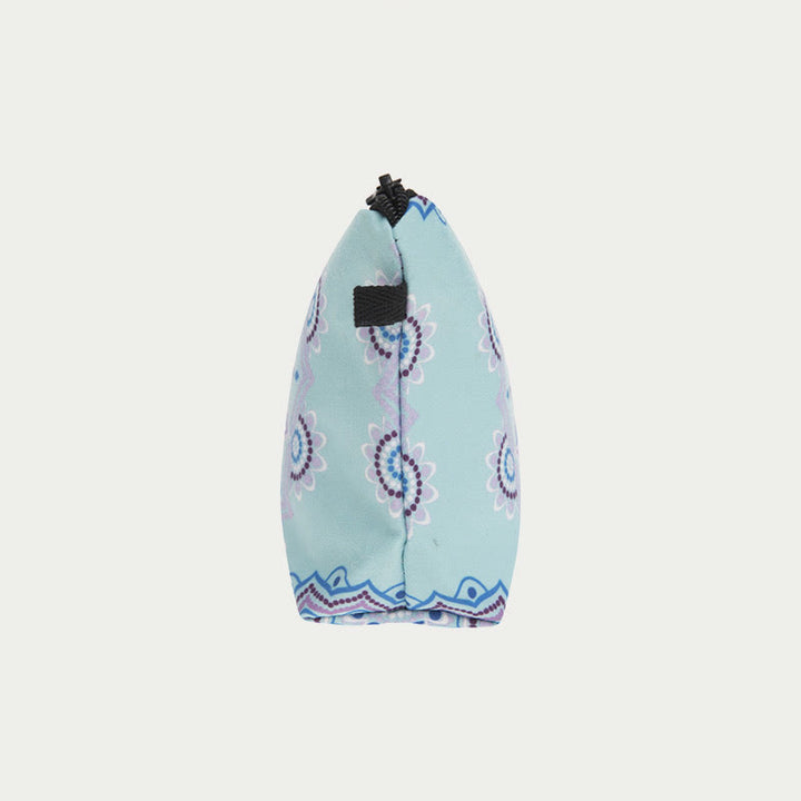 Aufbewahrungstasche für Damen, bedruckt mit Blumenmuster, Make-up-Tasche aus Polyester