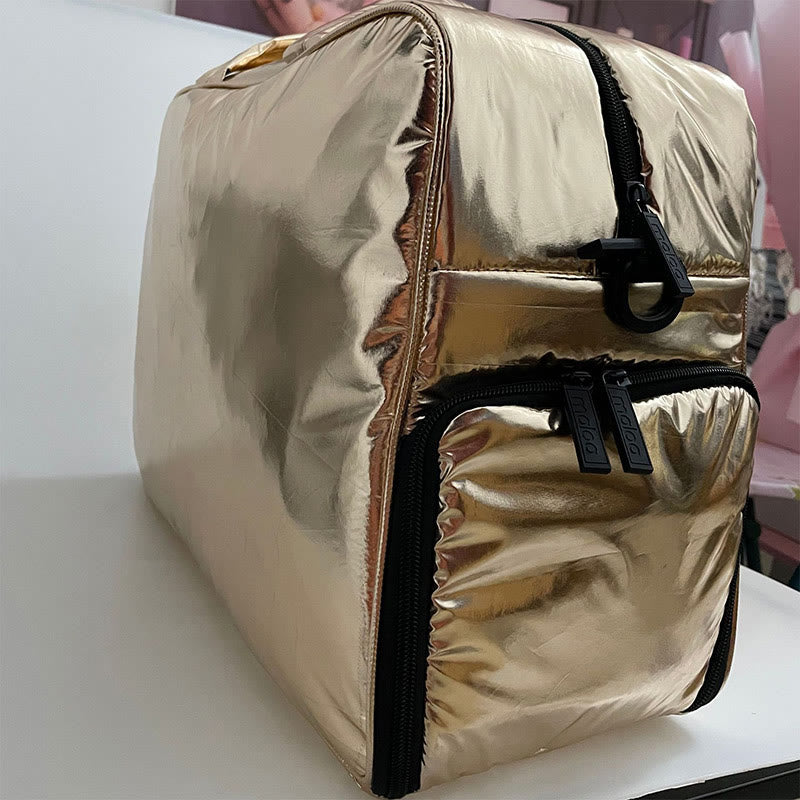 Reisetasche für Damen, große Kapazität, Aufbewahrungstasche aus Polyester