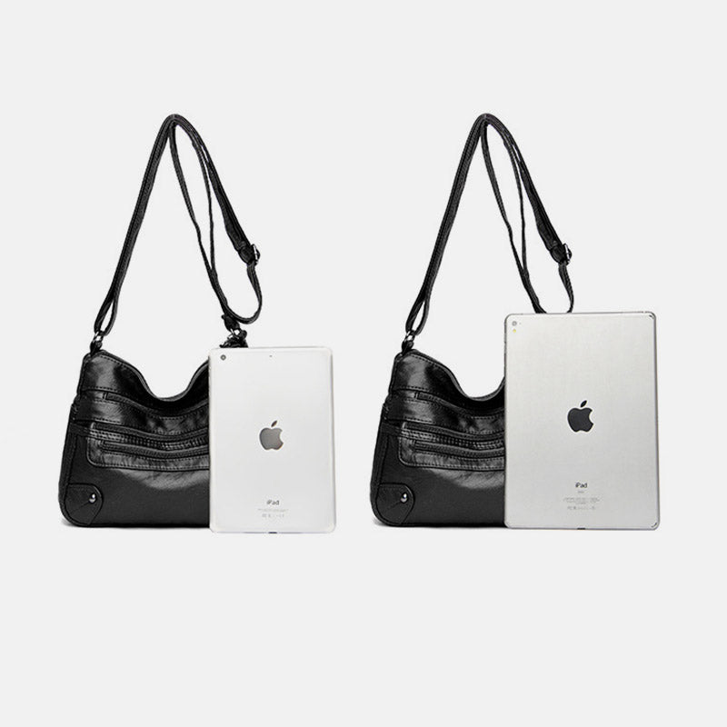 Umhängetasche mit großem Fassungsvermögen und mehreren Taschen