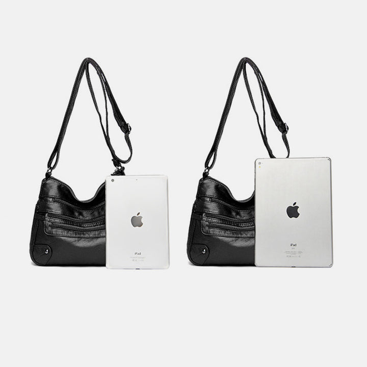 Umhängetasche mit großem Fassungsvermögen und mehreren Taschen