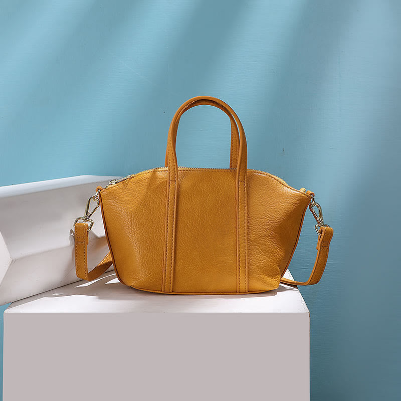 Kleine Hobo-Handtasche aus weichem Leder, modische Umhängetasche