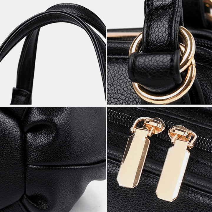 Elegante Tragetasche mit großem Fassungsvermögen und mehreren Taschen, Diebstahlschutz, Handtasche