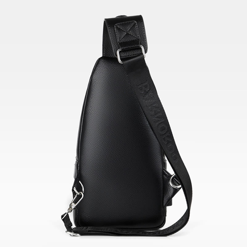 Diebstahlsichere Schultertasche mit großer Kapazität und USB-Aufladung