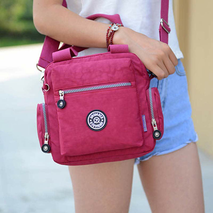 Damen Handtasche Crossbody Schwerelosigkeit Große Kapazität Casual Nylon Schultertasche