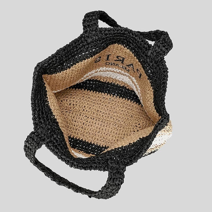 Strandtasche für Damen, Sommer, Strandparty, lässige Strohhandtasche