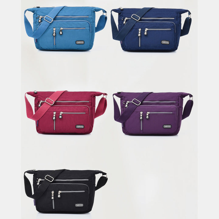 Wasserdichte, leichte, lässige Schultertasche aus Nylon für Damen