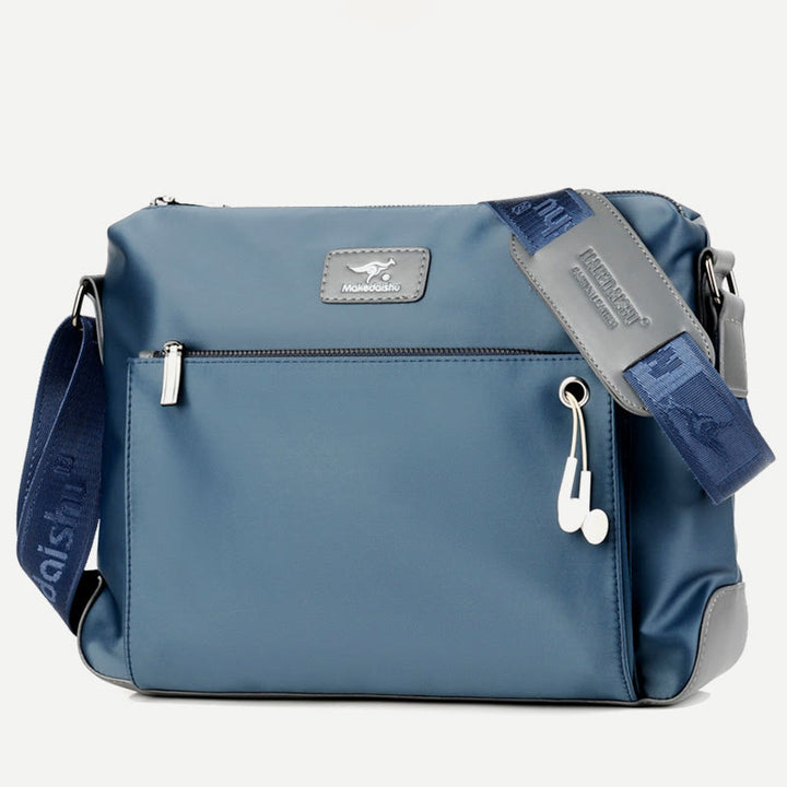 Umhängetasche für Herren, Business-Oxford-Stoff, horizontaler Tagesrucksack