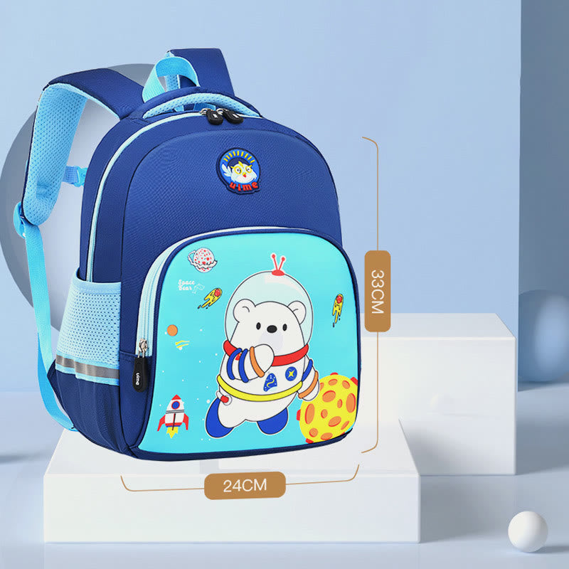 Rucksack für Kinder mit Cartoon-Charakter-Druck, leichter Oxford-Schulrucksack