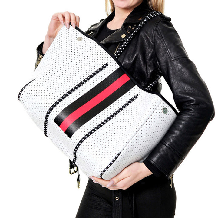 Funktionelle Neopren-Strandtasche, Pooltasche, große Mehrzweck-Einkaufstasche
