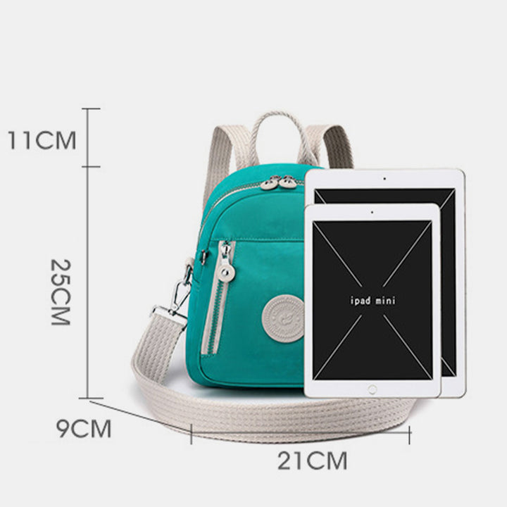 Funktioneller kleiner Rucksack, leichte Umhängetasche aus Nylon, Mini-Tagesrucksack
