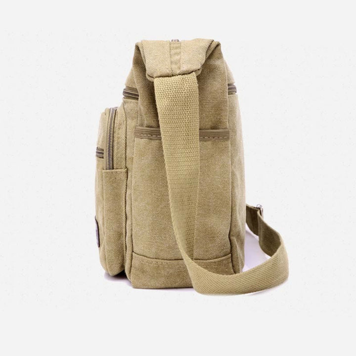 Umhängetasche für Herren, Vintage, Outdoor, Canvas, Business-Umhängetasche