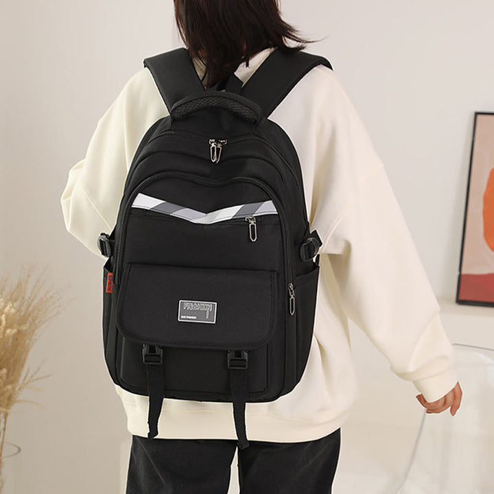 Rucksack für Damen, weicher, atmungsaktiver Stoff, lässige, wasserdichte Reisetasche