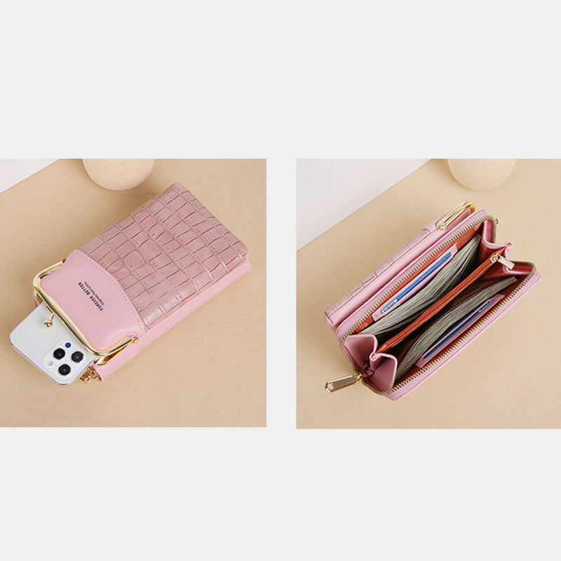 Kleine Crossbody-Handy-Geldbörse für Damen, Mini-Schultertasche, Geldbörse