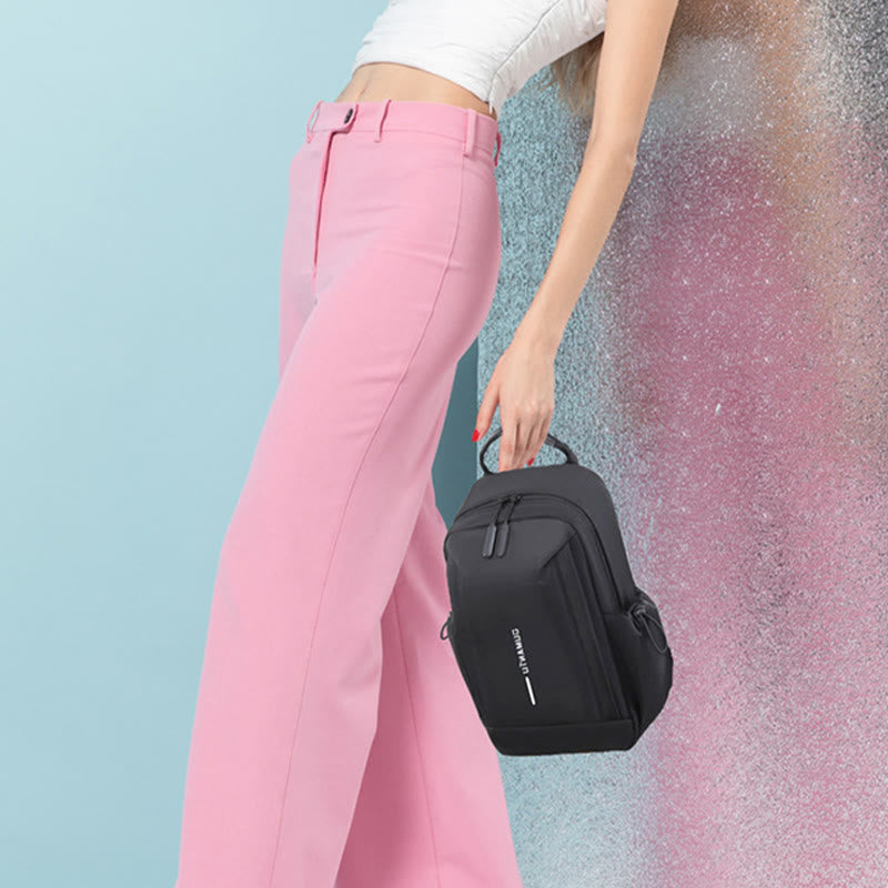 Schultertasche für Herren, für die tägliche Reise, Brusttasche mit großem Fassungsvermögen