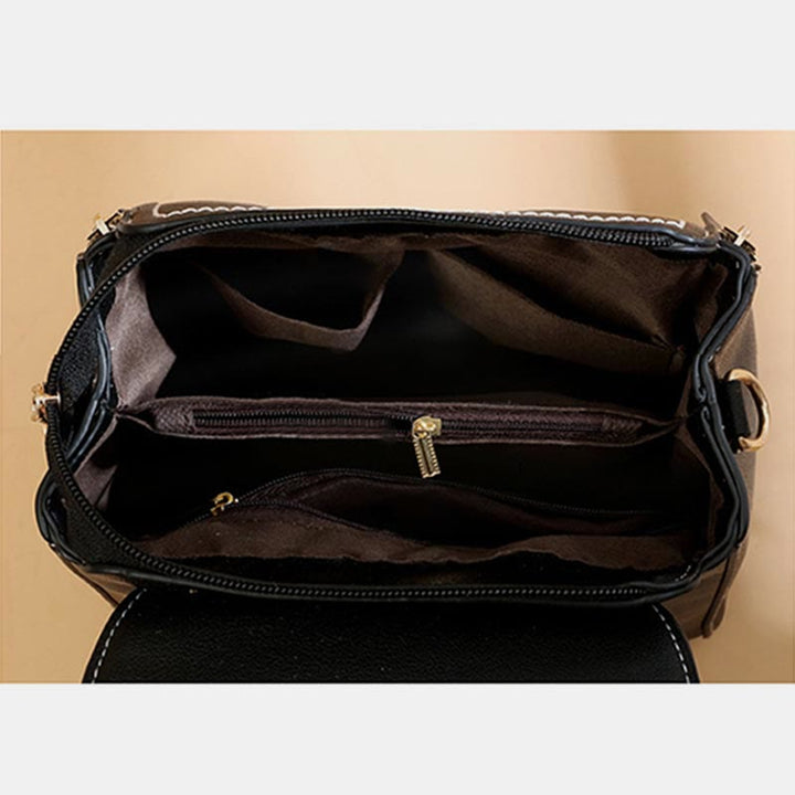 Rucksack für Damen, große Kapazität, Retro-Vintage-Multifunktions-Umhängetasche