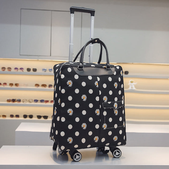 Damen Zugstange Reisetasche Großraumrucksack mit Rädern