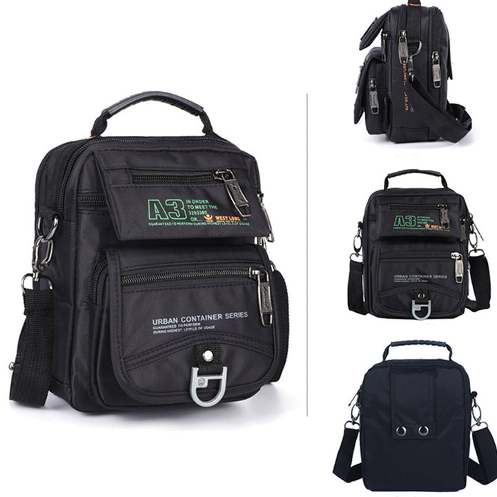 Nylon-Geldbörse mit mehreren Taschen, lässige Umhängetasche, Schultertasche, Reise-Brusttasche