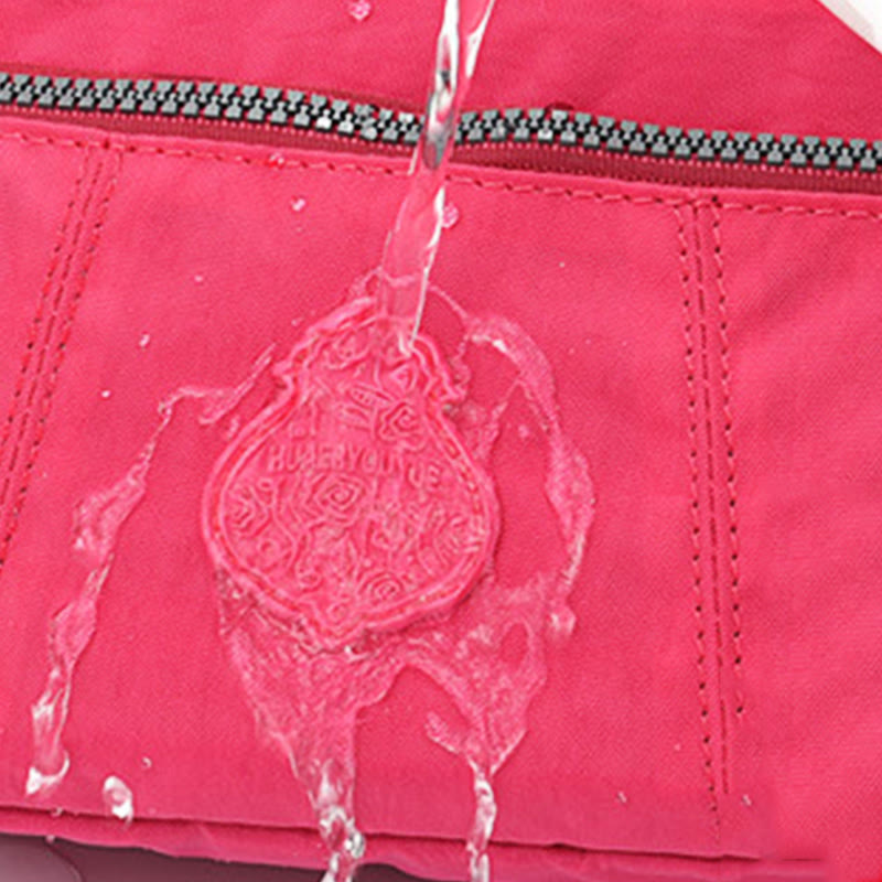 Umhängetasche für Damen, urban, lässig, zum Einkaufen, Nylontuch, Muttertasche