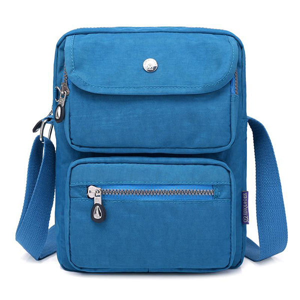 Umhängetasche aus Nylon mit mehreren Taschen