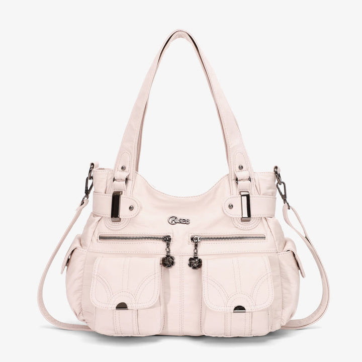 Tragetasche für Damen, für den täglichen Ausflug, mehrere Taschen, eine farbige Tasche