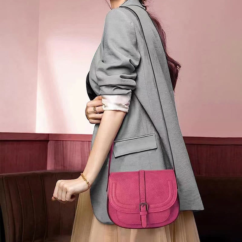 Elegante Satteltasche, einfache Magnetschnalle, Dating-Tasche für Frauen