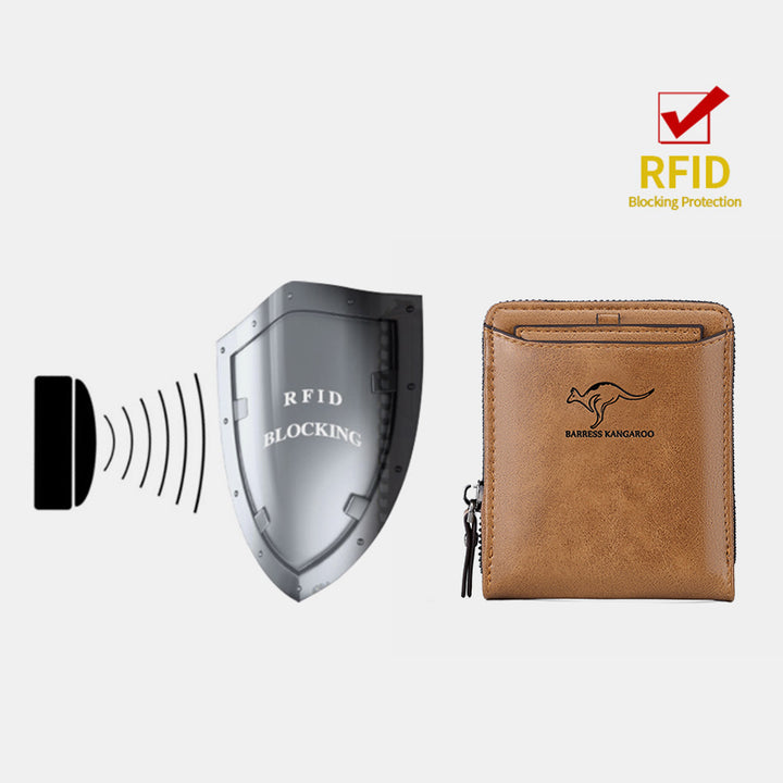 RFID wasserdichte leichte kurze Geldbörse