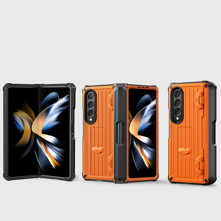 Handyhülle mit Halterung für Samsung Bruchsichere Schutzhülle