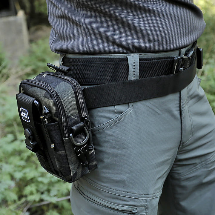 Taktische Hüfttasche mit Gürtelschlaufe, Handytasche für 7,5 Zoll Mobiltelefone mit Umhängegurt