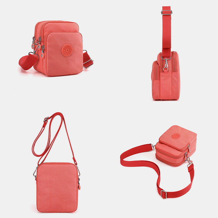 Wasserdichte, leichte, kleine Umhängetasche mit mehreren Taschen