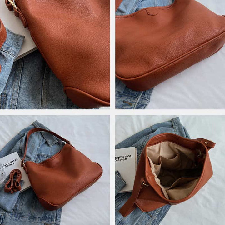 Hobo-Taschen für Damen, Tragetasche, Schultertasche mit Umhängegurt