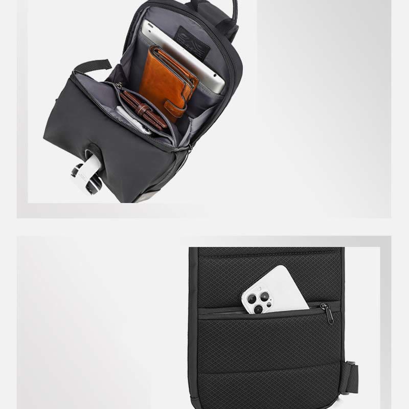 Schultertasche für Männer, wasserdicht, verschleißfest, Umhängetasche