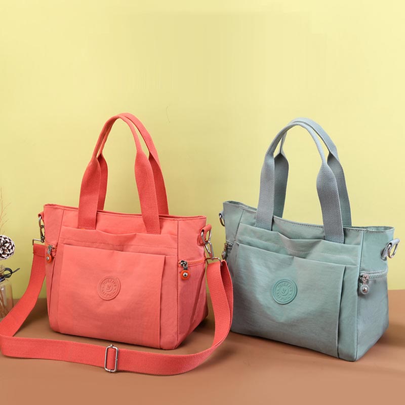 Damen Leichte wasserdichte Handtasche mit mehreren Taschen Umhängetasche Schultertasche Geldbörsen