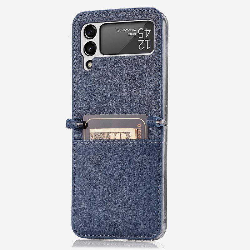 Samsung Galaxy Z Flip&amp; Z Flip 5 6 Handyhülle Leder Handytasche mit Kartenhalter